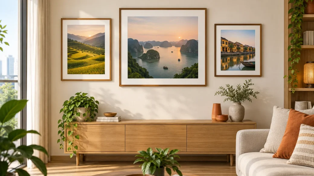 Cách Chọn Kích Thước Khung Ảnh Treo Tường Cân Đối