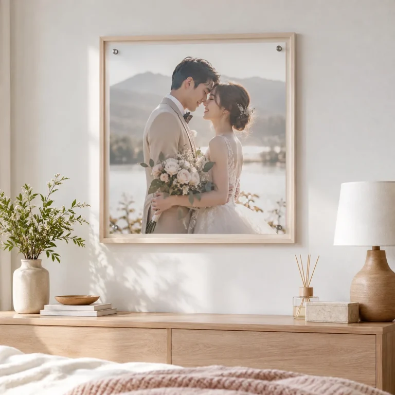 Ảnh Cổng Cưới Gỗ Mica Tông Pastel