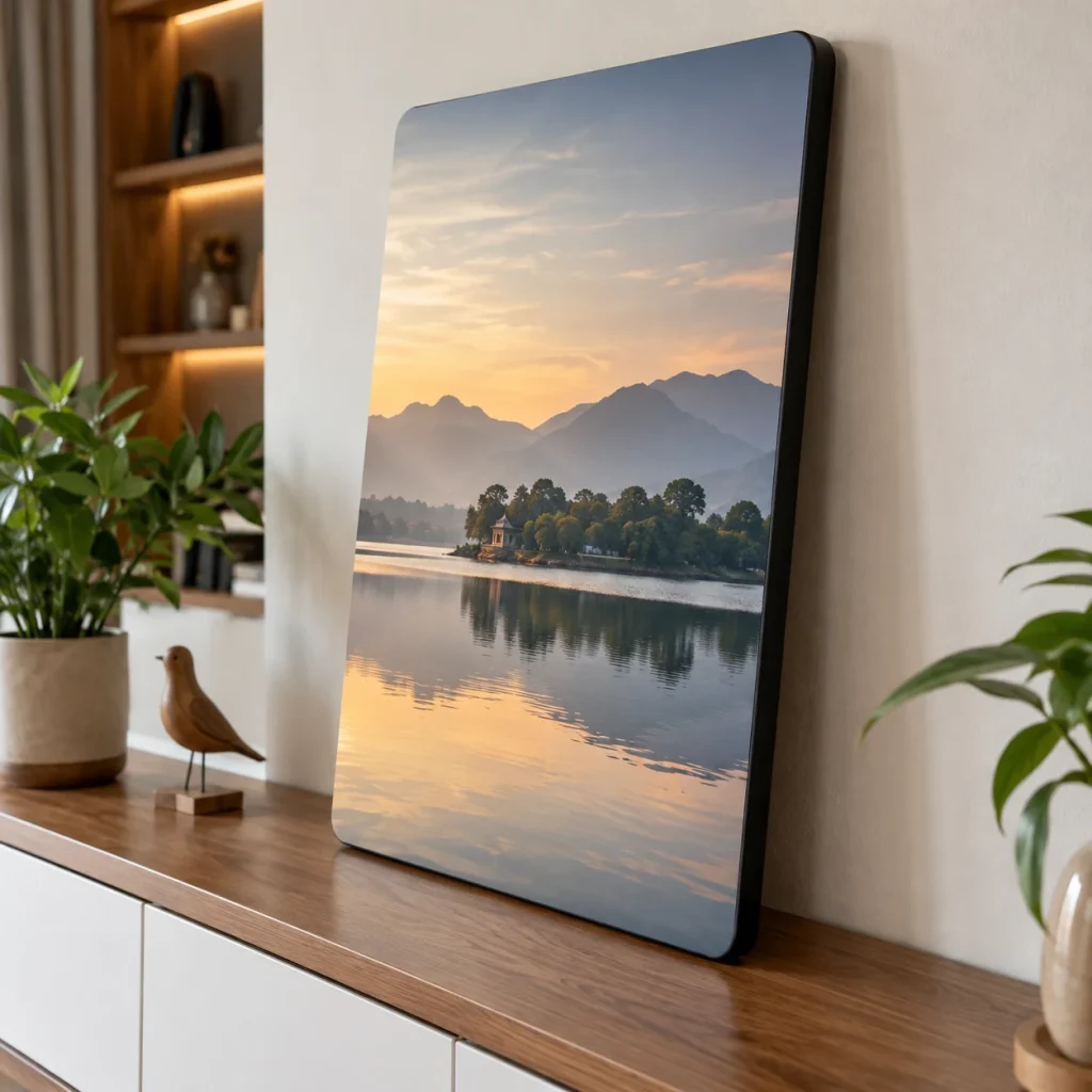 Ảnh In Gỗ Bo Cạnh Mềm Gỗ MDF