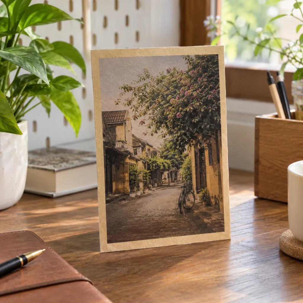 In Ảnh Theo Yêu Cầu Ép Plastic Chống Ẩm Tông Nâu Vintage 10x15 cm