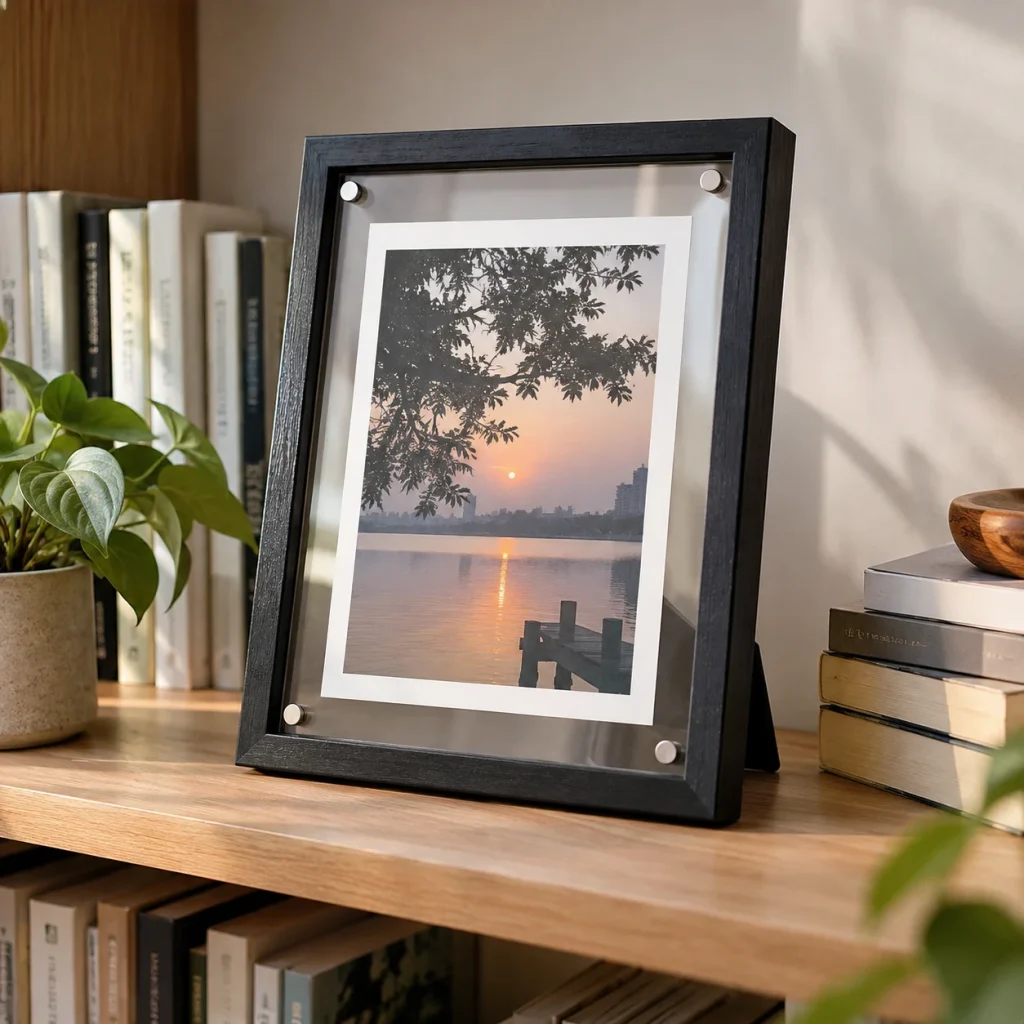 Khung Để Bàn Nam Châm Thay Ảnh Nhanh retro 20x25 cm