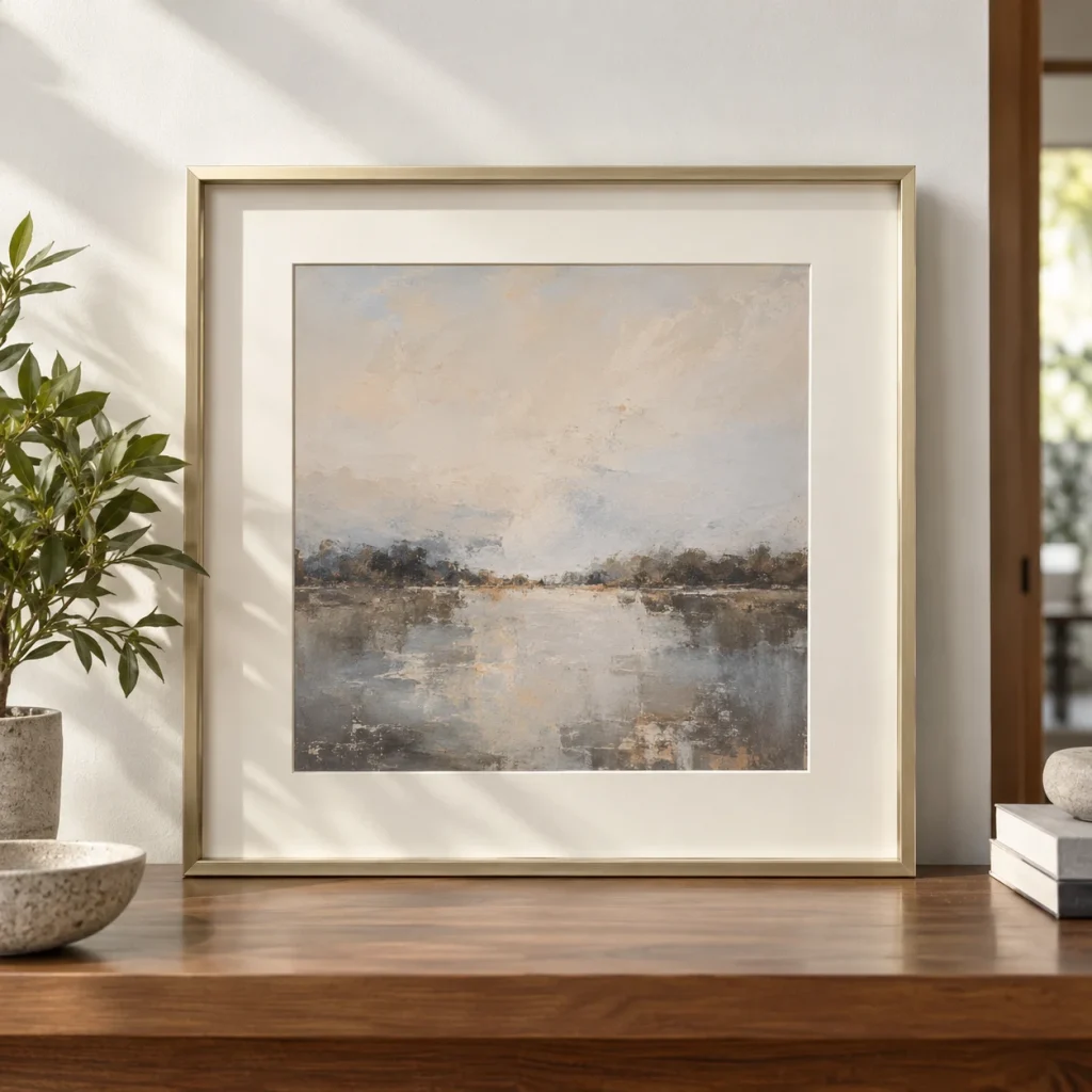 Khung Theo Yêu Cầu Viền Chìm Gallery đương đại khổ vuông tùy chọn