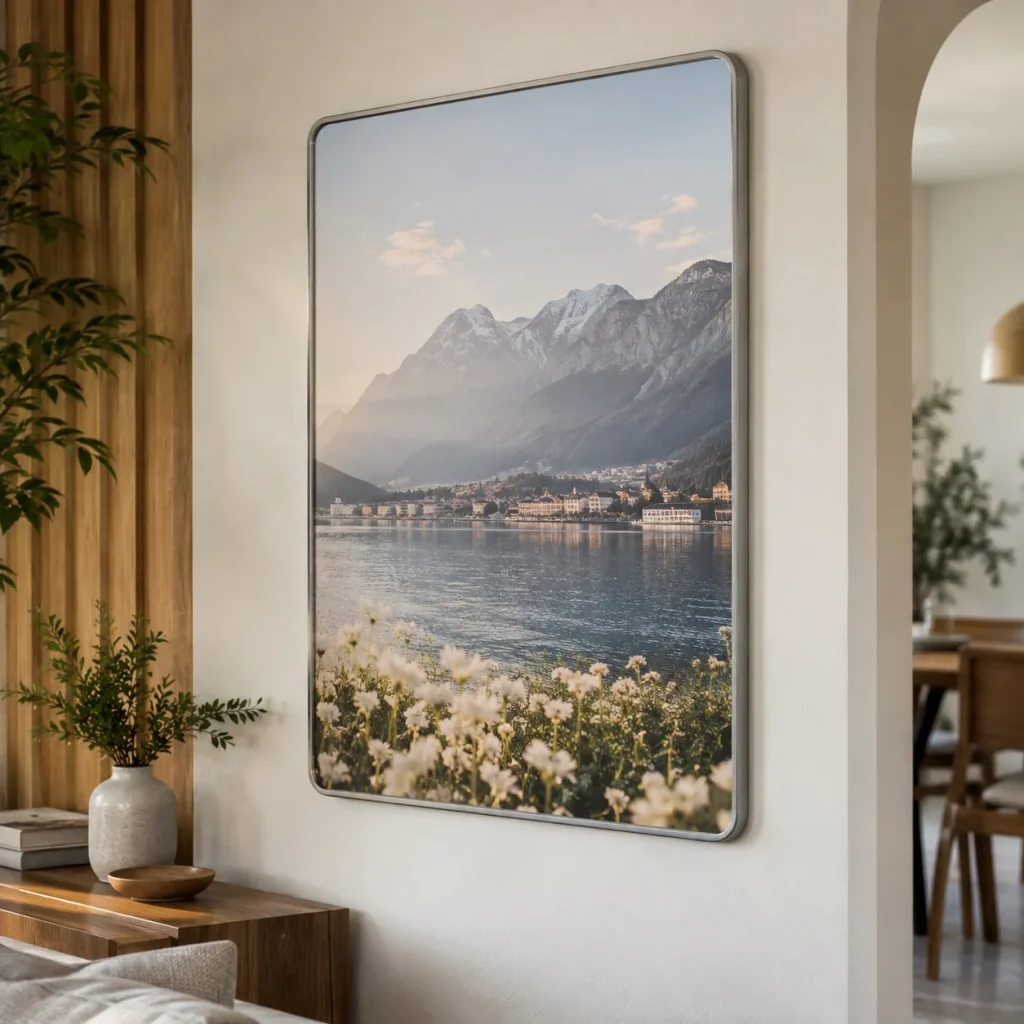 Khung Theo Yêu Cầu Bo Góc Mềm Bắc Âu khổ 60x90 cm