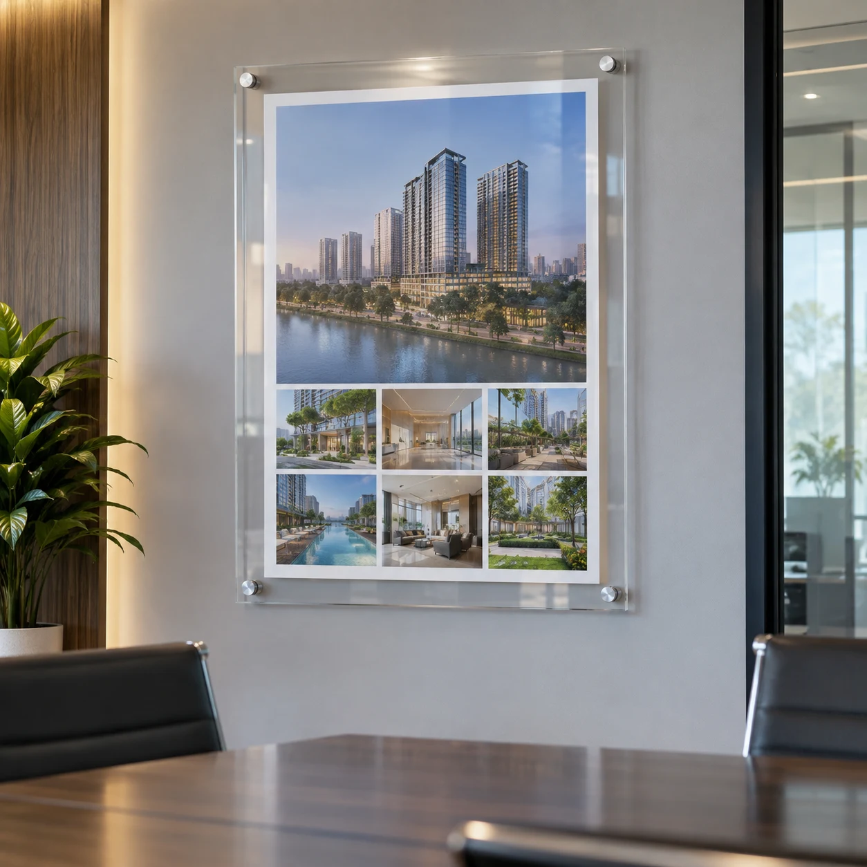 Khung Văn Phòng Gallery Dự Án Tiêu Biểu chuyên nghiệp 60x90 cm