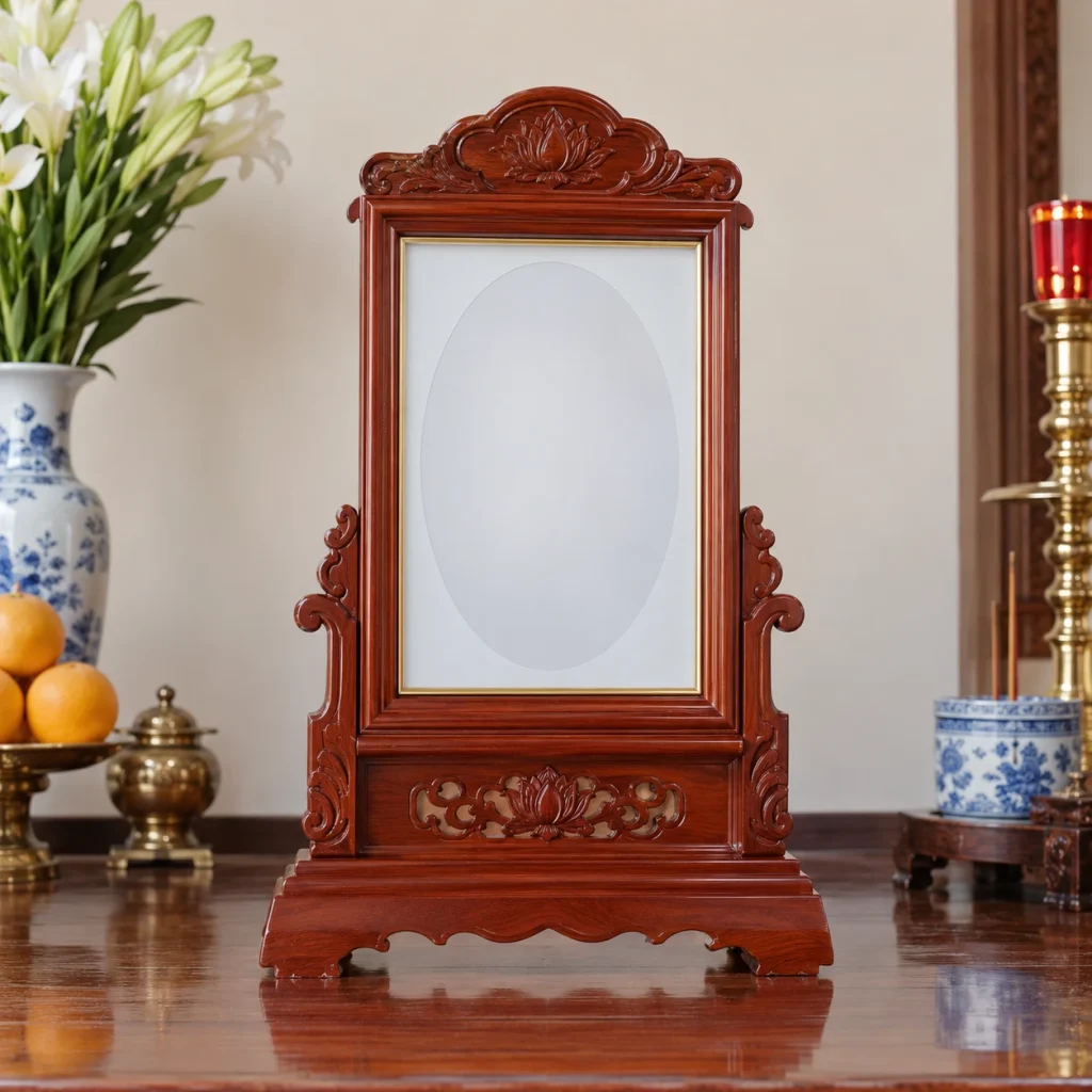 Khung Ảnh Thờ Composite Vân Gỗ Chống Ẩm